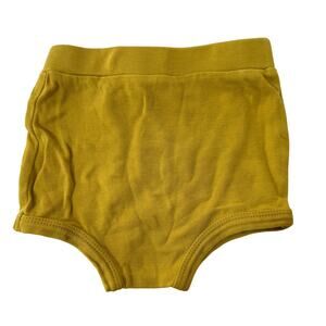 Kate Quinn Mustard Yellow Bloomers Size 6-12 Months Organic Cotton
